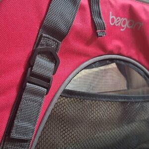 Red and Gray Pet Travel Carrier